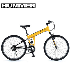 HUMMER(ハマー) 自転車 ATB268 26インチ シマノ18段変速 イエロー 健康ダイエット スポーツグッズ