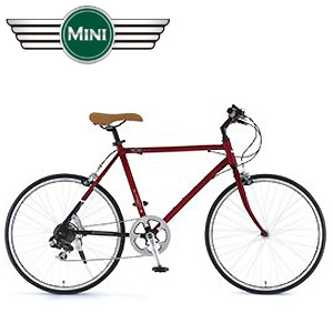 自転車 MINI(ミニ) AL-TR247 レッド 24インチ・7段変速 健康ダイエット スポーツグッズ