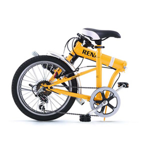 折りたたみ時 折りたたみ自転車 RENAULT(ルノー) FDB186 グリーン 18インチ・6段変速 販売価格(税込)23,800円 通販　送料無料
